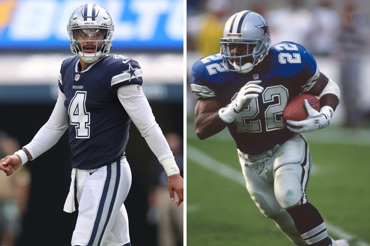 cowboys jerseys through the years