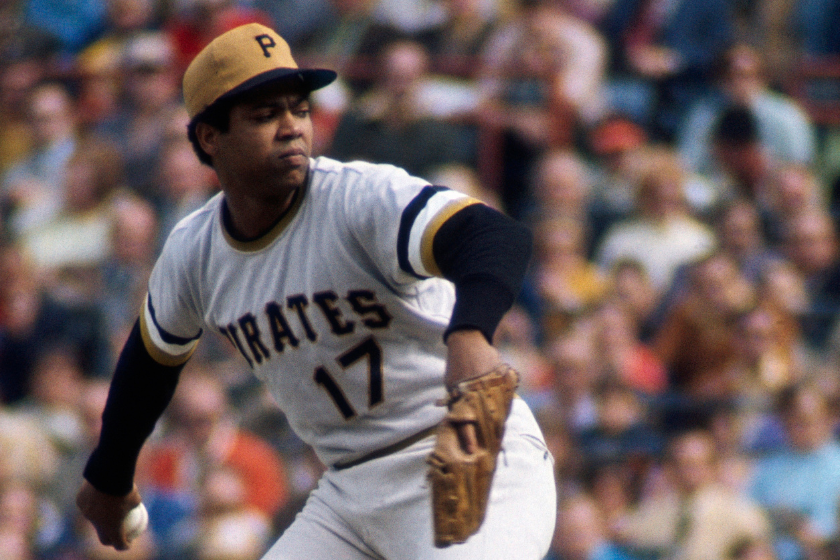 Dock Ellis throws a pitch for the Pittsburgh Pirates