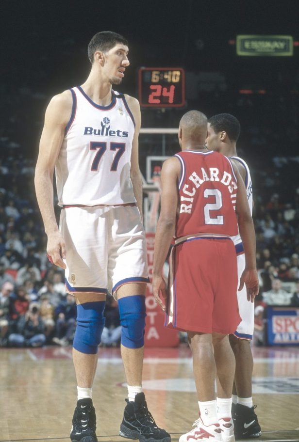 Who is currently the tallest player in NBA, and tallest in NBA history