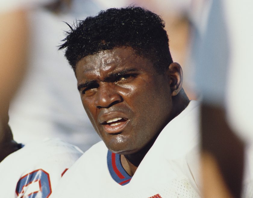 Lawrence Taylor during a 1989 NFL game.