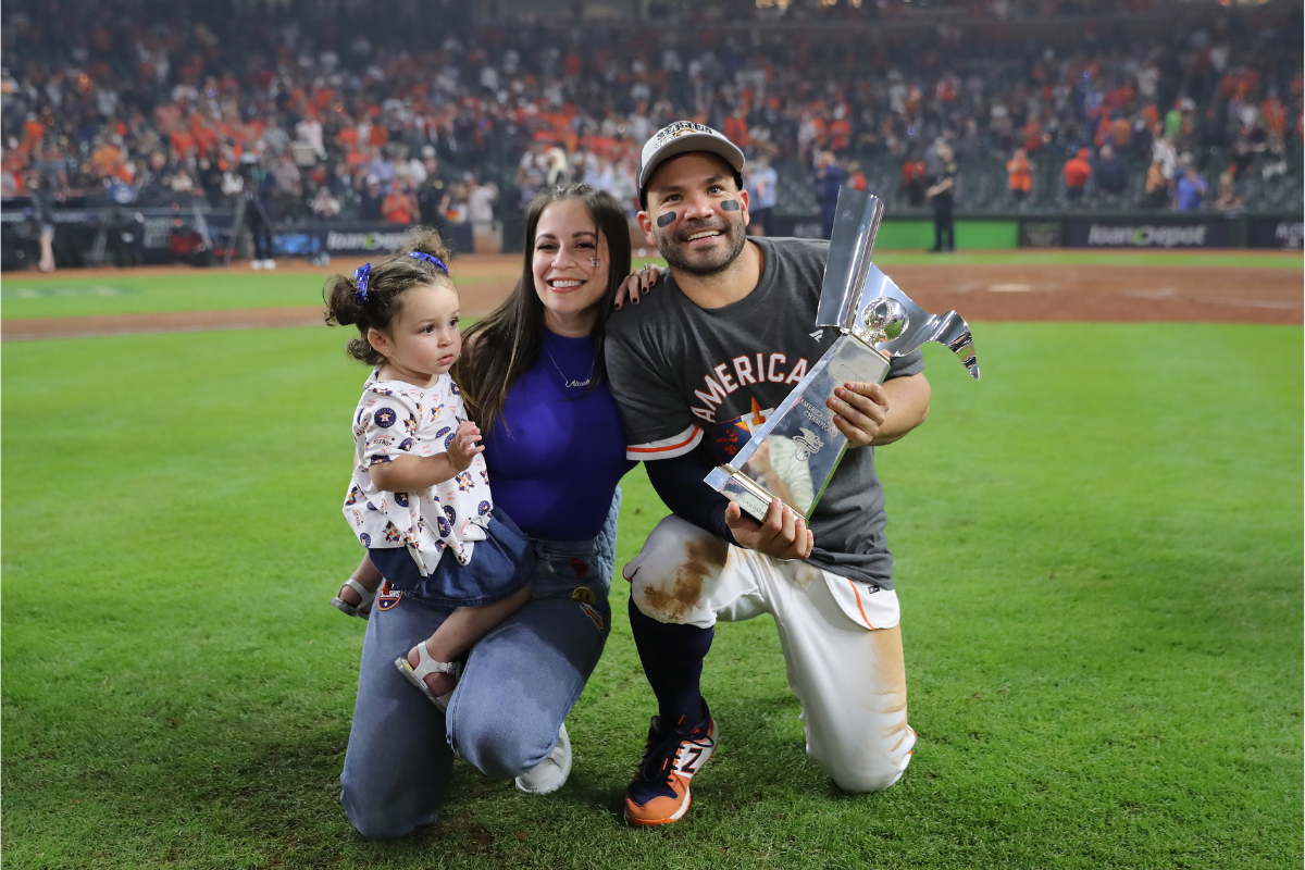 Jose Altuve & His Wife Are Raising a Young Daughter