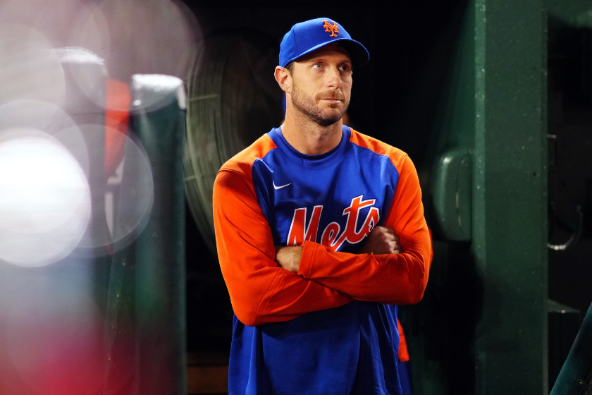 Max Scherzer hates dark colored jerseys on hot days apparently - Federal  Baseball