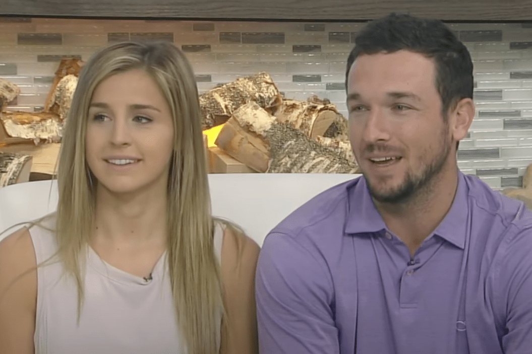 Reagan and Alex Bregman join a local news broadcast to talk about their salsa, "Breggy Bomb."
