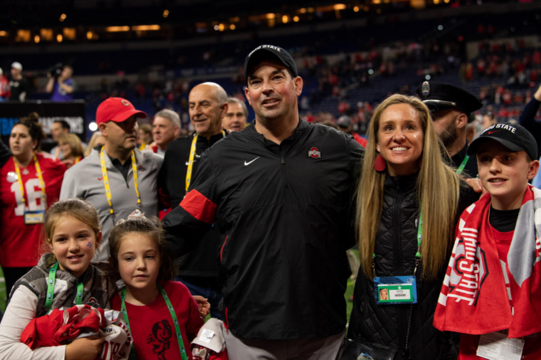 Ryan Day poses with his wife Nina.