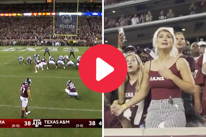Texas A&M Kicker’s Family Goes Viral For Heartwarming Reaction to Game-Winner