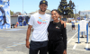 Steph Curry and Ayesha Curry at an Ear. Learn. Play. event in Oakland, California.