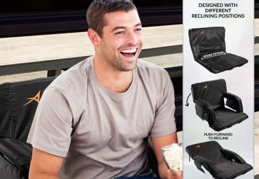 $129 Heated Stadium Cushion Rakes In Nearly 500 5-Star Ratings From Sports Fans