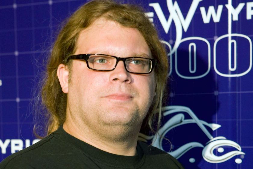  TV personality Mikey Teutul arrives at Hawaiian Tropic Zone's 'Torrid' Nightclub at the Planet Hollywood Resort & Casino on September 12, 2008 in Las Vegas, Nevada