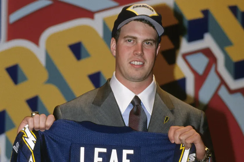 Ryan Leaf at NFL Draft