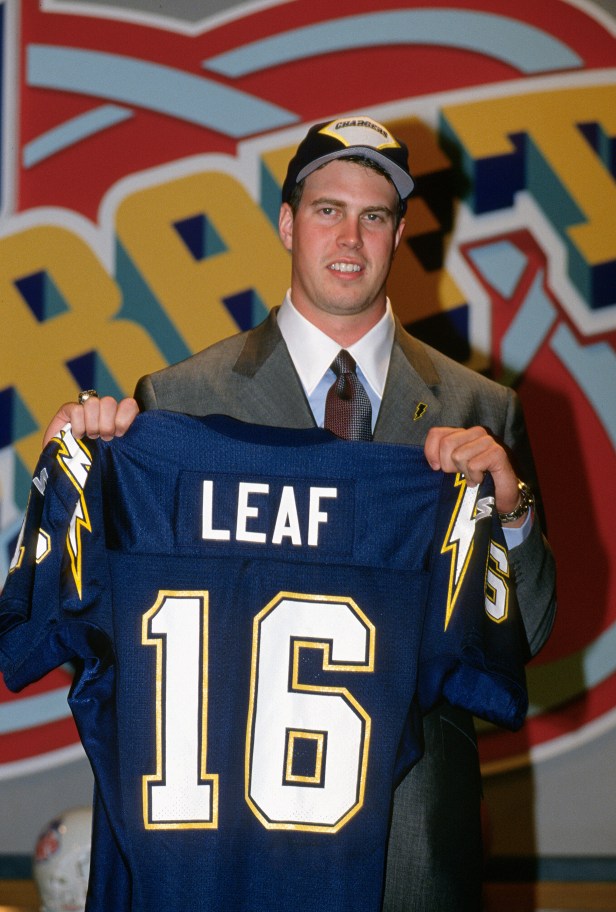Ryan Leaf at NFL Draft