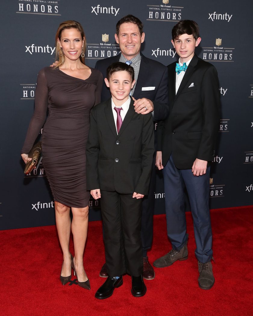 Steve Young and family attend the 2015 NFL Honors at Phoenix Convention Center on January 31, 2015.