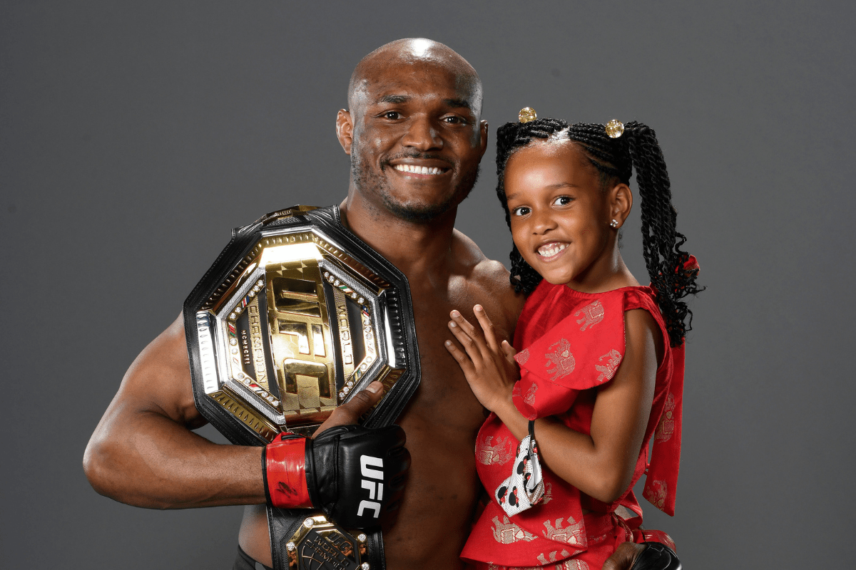 Kamaru Usman Wife: Who is Eleslie Dietzsch? + Daughter Samirah | Fanbuzz