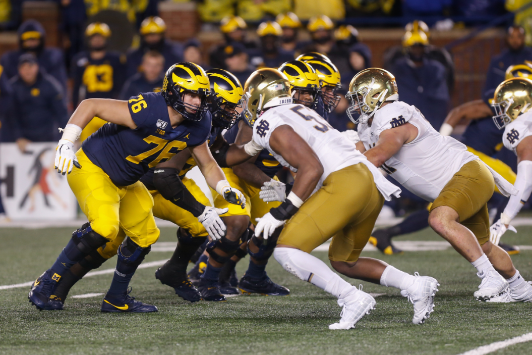 Michigan and Notre Dame squaring off at the Big House.