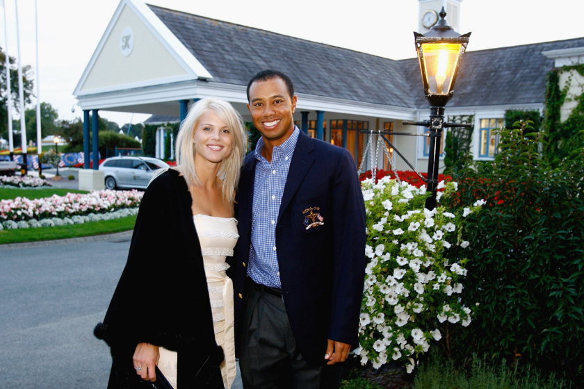 Tiger Woods and Elin Nordegren at the 2006 Ryder Cup.