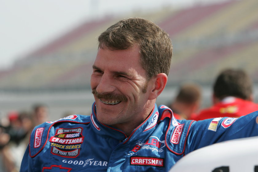 Kerry Earnhardt during TRUCKS American Racing Wheels qualifying at California Speedway in Fontana, CA., on Feb 25, 2005