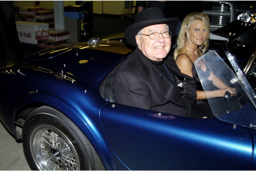 Carroll Shelby in car during Spike TV's 1st Annual Autorox Awards