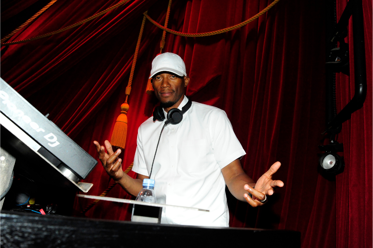 DJ D Sharp plays the after party for the film "Blindspotting" in New York City.