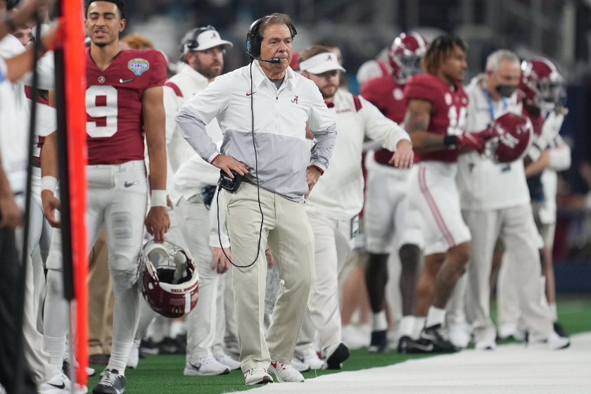Nick Saban is the highest-paid college football coach in 2022 for Alabama.