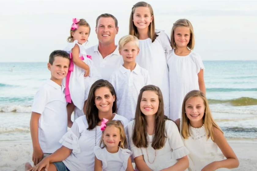 Philip Rivers and his wife Tiffany have nine kids, which is one more than the amount of Pro Bowl appearances Philip made in his NFL Career. 