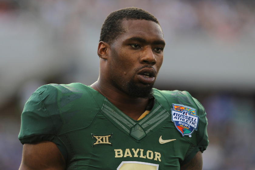 Baylor Bears defensive end Shawn Oakman (2) before the 2015 Russell Athletic Bowl