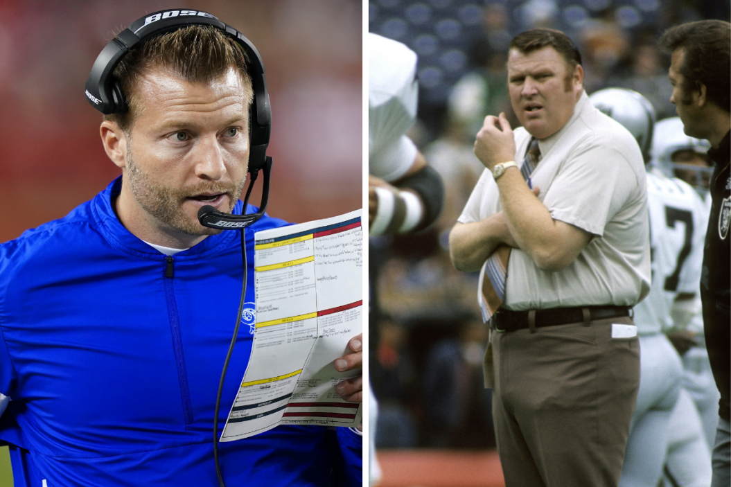 Sean McVay and John Madden are two of the youngest NFL coaches to ever roam the sidelines.