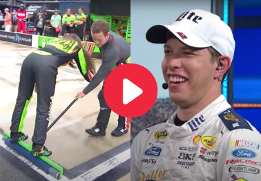 While Danica Patrick Helped Her Crew During a Rain Delay, Brad Keselowski Narrowly Avoided Making a Cheeky Comment