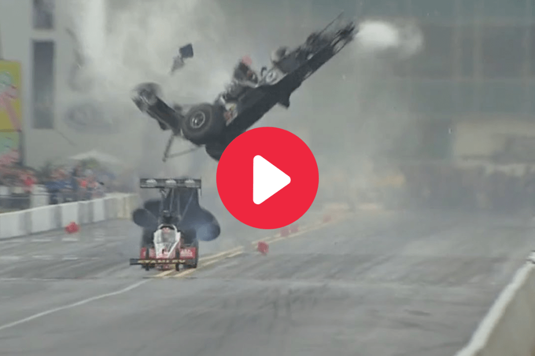 larry dixon crash during 2015 nhra event in gainesville