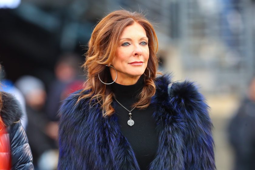 Charlotte Jones before a Cowboys game in 2018.
