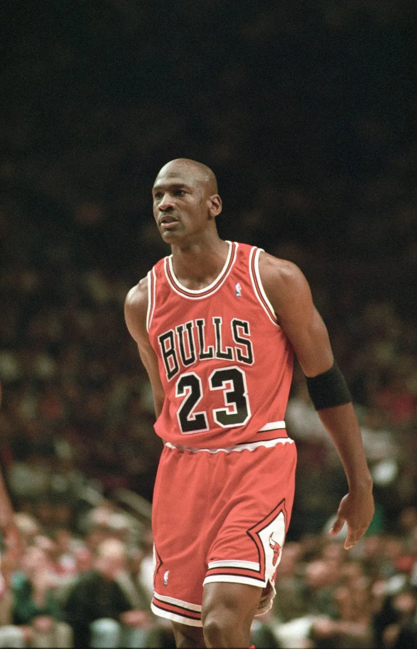 Michael Jordan during an NBA game.