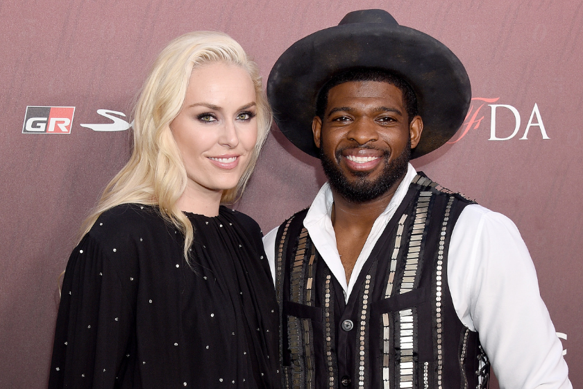 Lindsey Vonn and her ex-boyfriend P.K. Subban at a Sports Illustrated event in 2019.