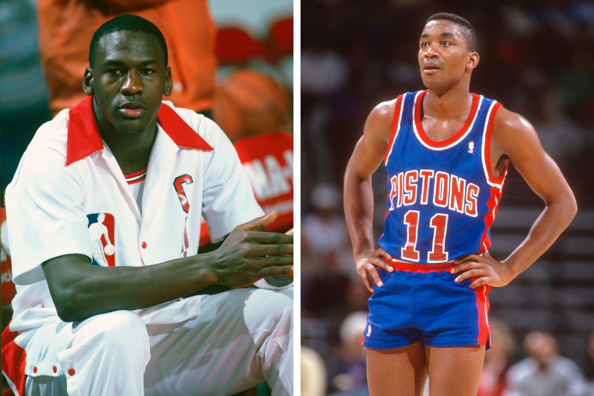 Michael Jordan was supposedly forze out of the 1985 NBA All-Star Game by Isiah Thomas, Magic Johnson and George Gervin.