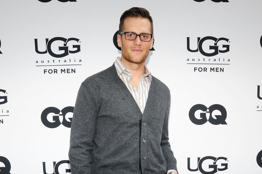 NFL player Tom Brady attends the grand opening of Ugg For Me