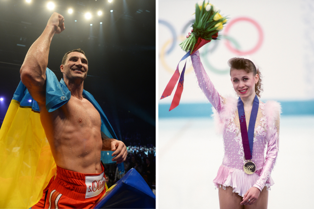 The 12 best Ukrainian-born athletes.