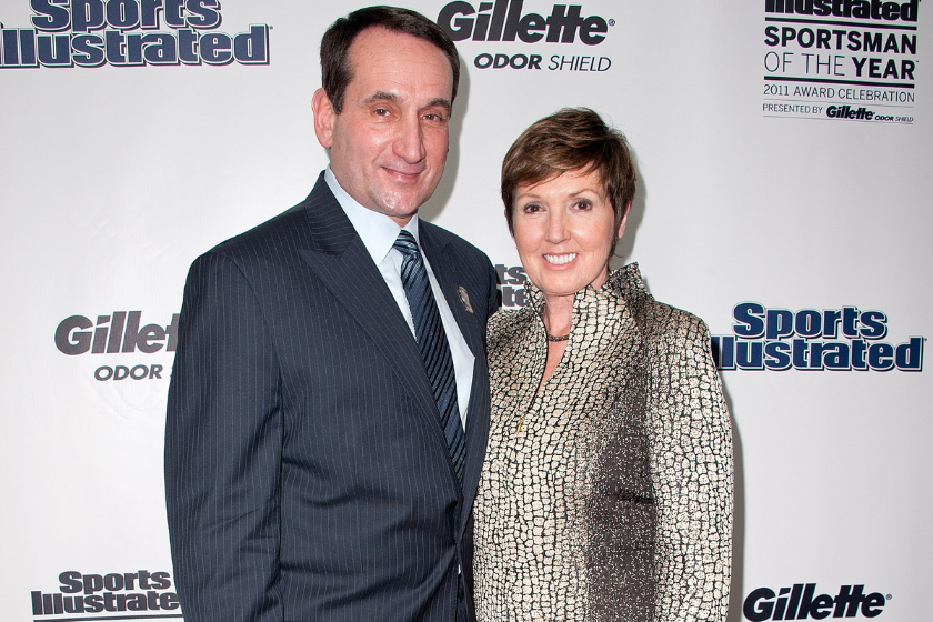 Coach K and his wife Mickie at the 2011 Sports Illustrated Sportsmen of the Year Award Ceremony.