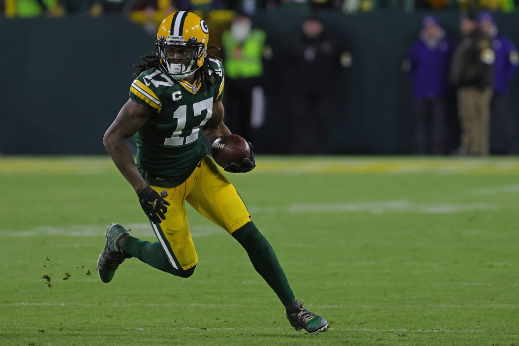 Green Bay Packers wide receiver Davante Adams was franchise-tagged in March 2022.