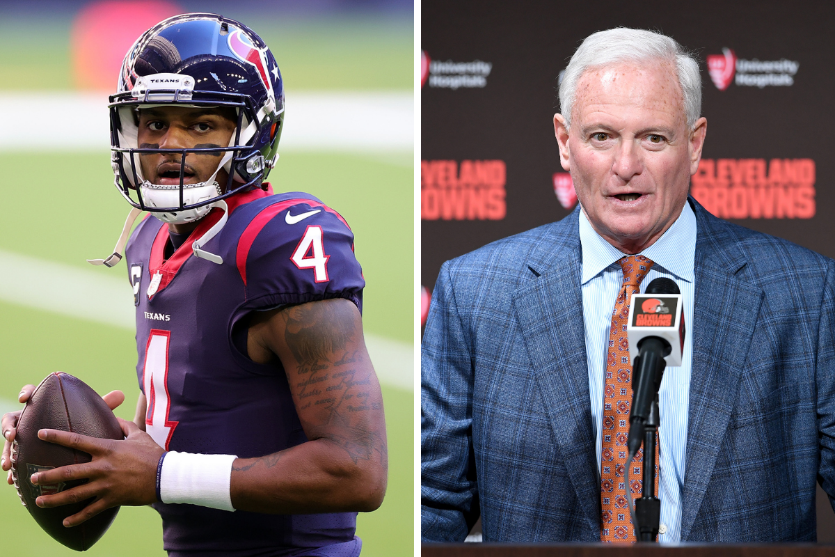 Deshaun Watson was traded to the Cleveland Browns.