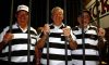 Donnie Allison, Bobby Allison, and Red Farmer behind bars