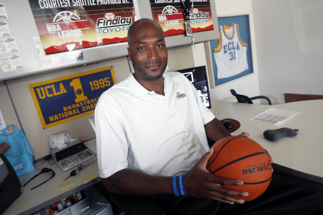 Ed O'Bannon poses for a picture in 2010.