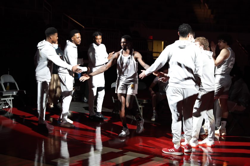 IUPUI Jaguars guard B.J. Maxwell (00) is introduced before the game against the Milwaukee Panthers 