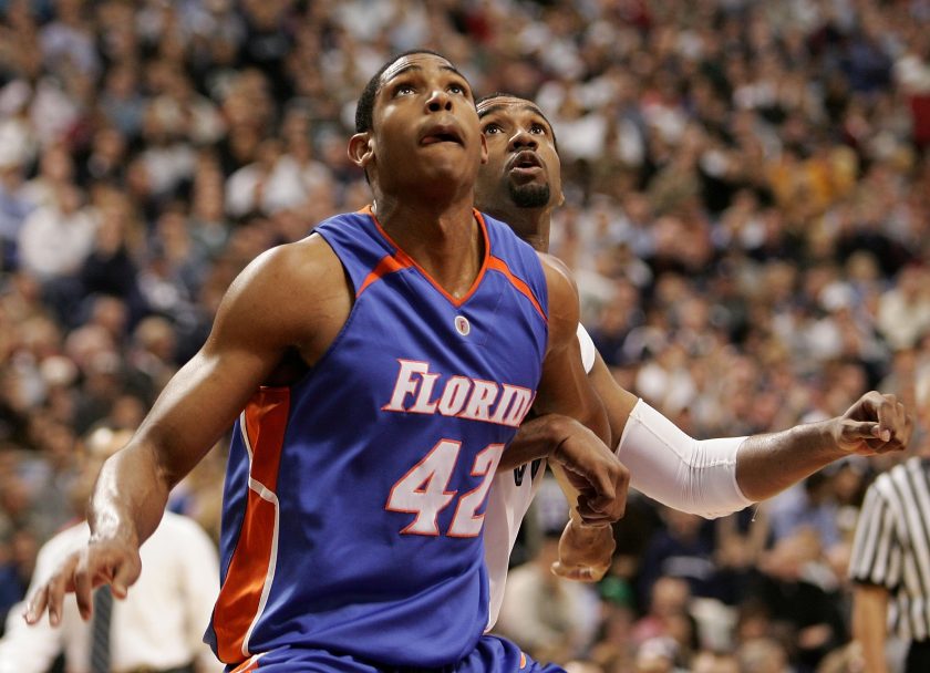 Al Horford plays during the 2006 NCAA Divison I Men's Basketball Tournament.