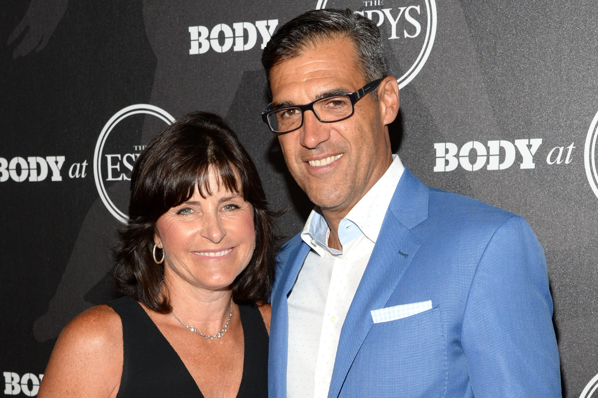 Jay Wright and his wife Patty attend the 2016 ESPYs.