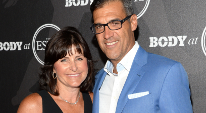 Jay Wright and his wife Patty attend the 2016 ESPYs.