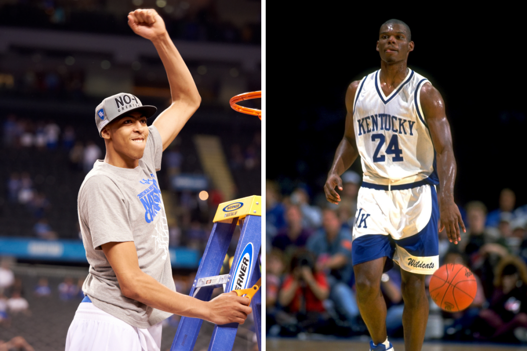 Anthony Davis and Jamal Mashburn make up two spots on Kentucky's all-time starting 5.