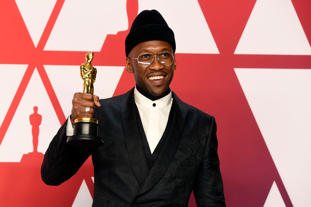 Mahershala Ali, winner of Best Supporting Actor for "Green Book," poses in the press room during the 91st Annual Academy Awards at Hollywood and Highland