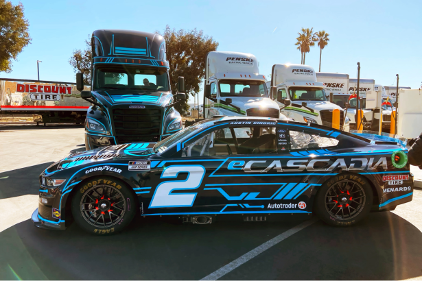 Team Penske Makes NASCAR History With Electric Truck