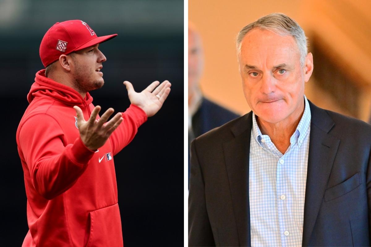 Mike Trout spoke out against Rob Manfred during MLB's lockout.