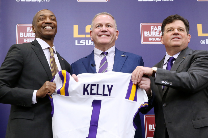 Brian Kelly is introduced as LSU's head coach