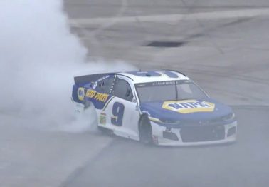 Chase Elliott Rips Incredible Burnout After Daytona Road Course Win