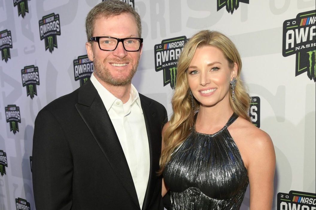 Dale Earnhardt Jr. and his wife Amy attend the Monster Energy NASCAR Cup Series Awards at Music City Center on December 05, 2019 in Nashville, Tennessee
