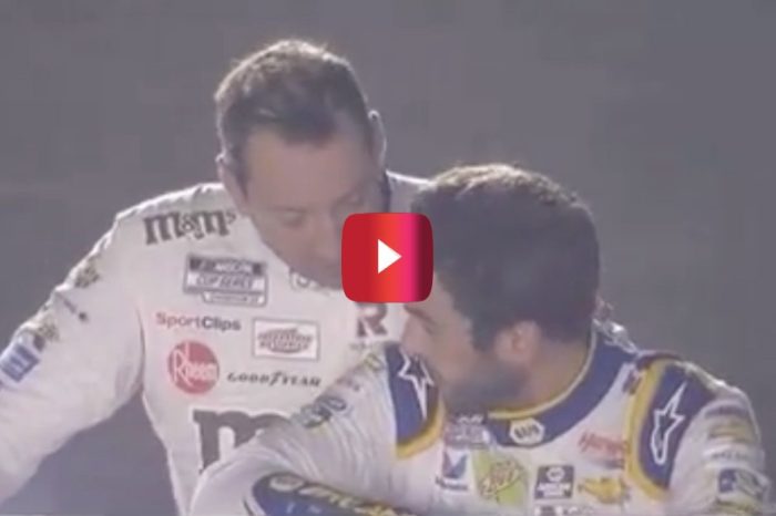 Kyle Busch Comforts Chase Elliott in Rare Post-Race Moment
